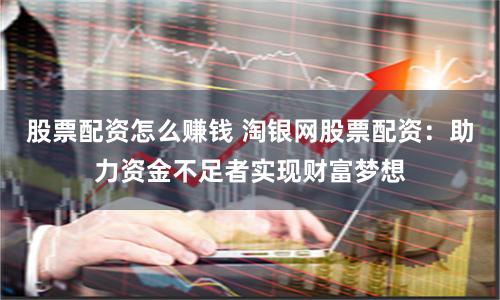股票配资怎么赚钱 淘银网股票配资：助力资金不足者实现财富梦想